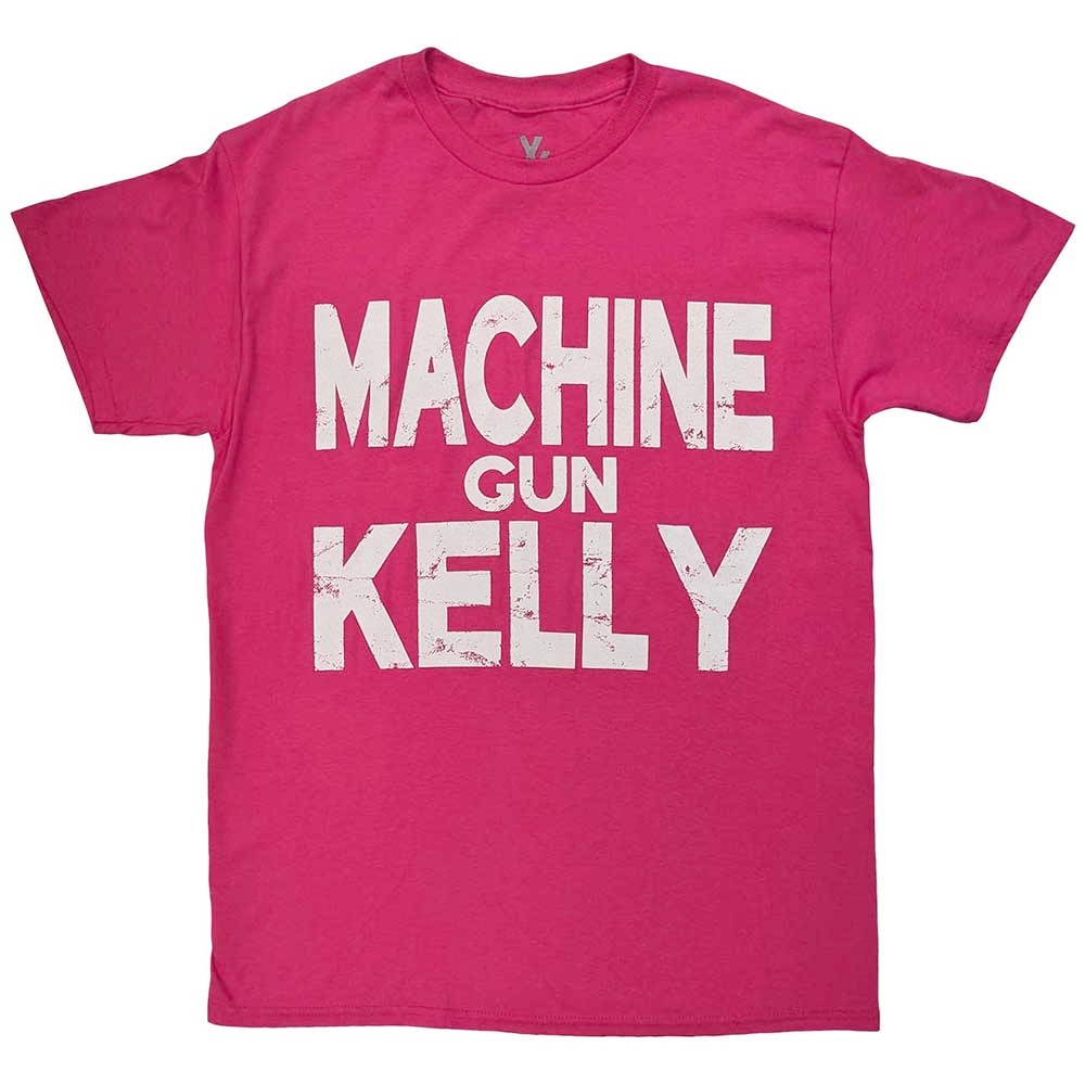 Machine Gun Kelly - Embers Logo Heren Tshirt - Roze